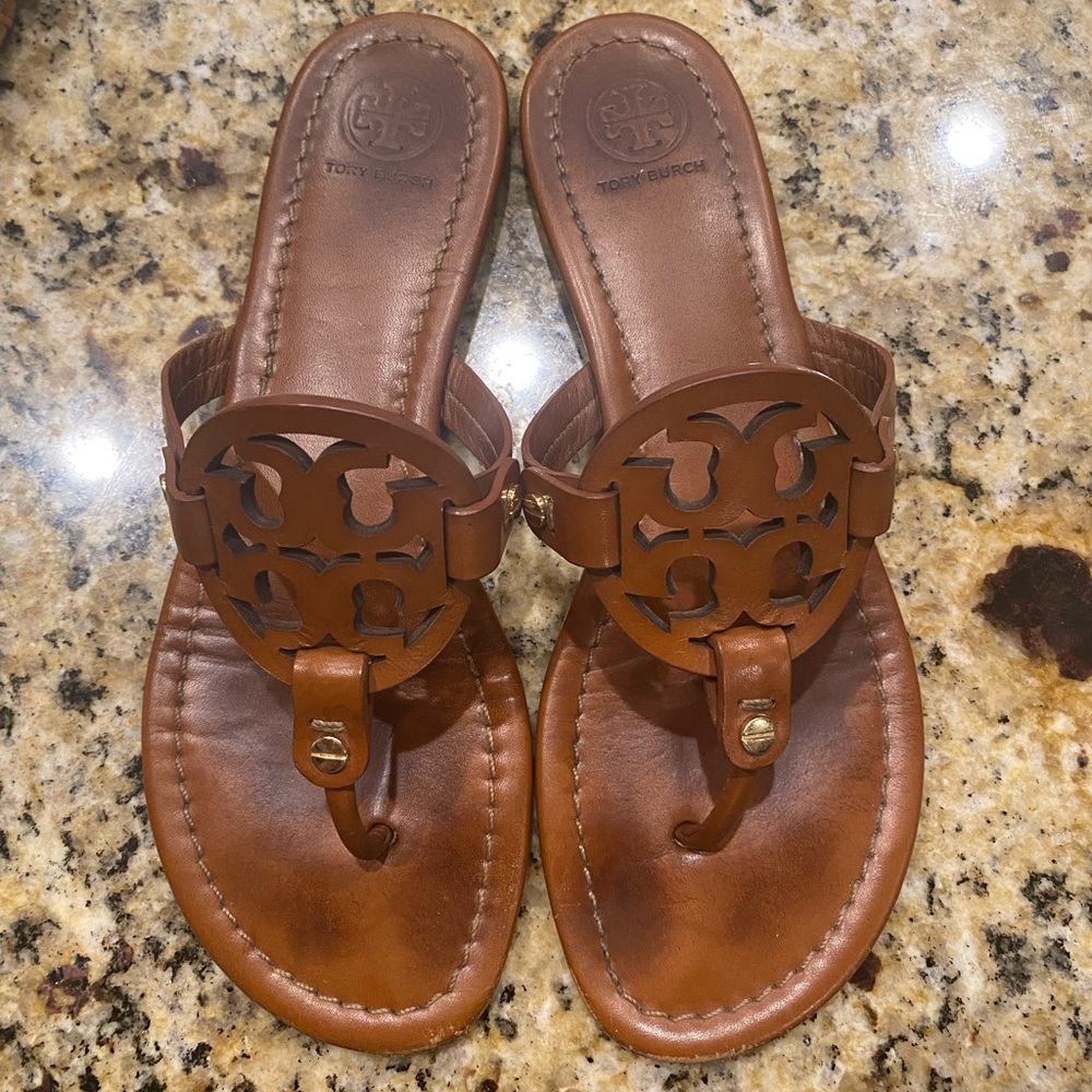 Tory Burch - Miller sandal in brown leather